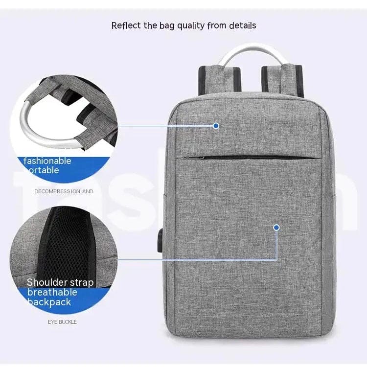 Leisure Computer Backpack, USB Interface Backpack, Rechargeable Waterproof Backpack, Large Capacity Student Bookbag, Laptop Backpack with USB Charging Port, Briefcase Computer Backpack Leisure Computer Backpack, USB Interface Backpack, Rechargeable Waterproof Backpack, Large Capacity Student Bookbag, Laptop Backpack with USB Charging Port, Briefcase Computer Backpack